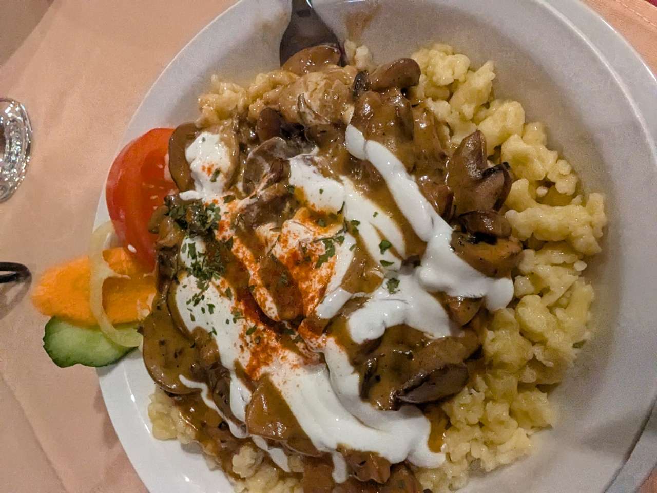 lecker Gombapaprikás in Budapest